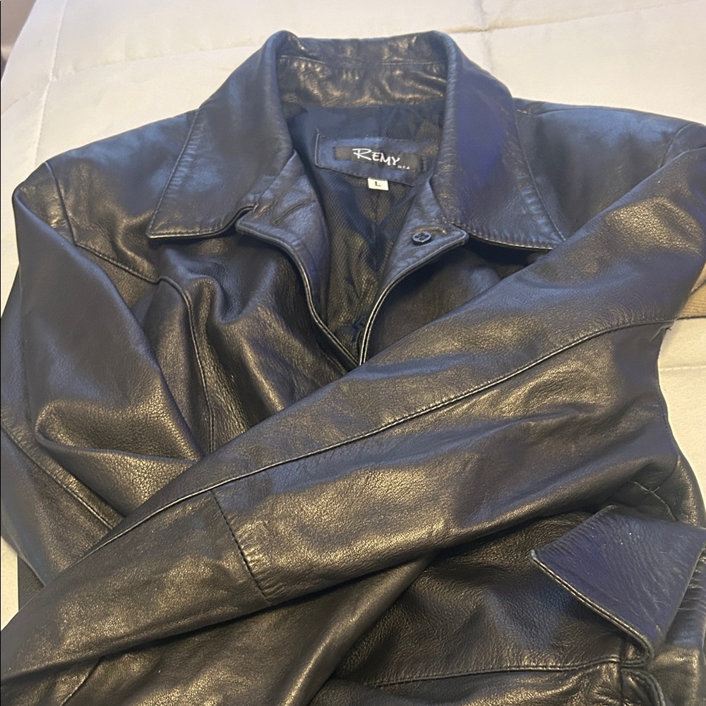 Remy trench coat made eith Genuine Italian lamb - Picture 3 of 14